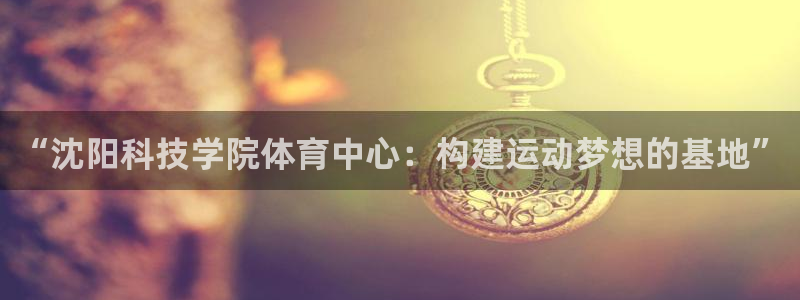 “沈阳科技学院体育中心：构建运动梦想的基地”